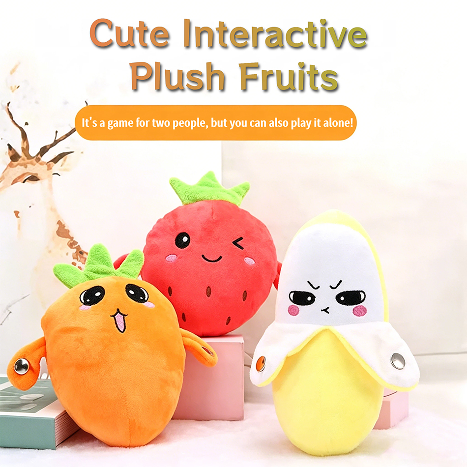 Party Games Couple - Soft Banana Induction Musical Plush Toy