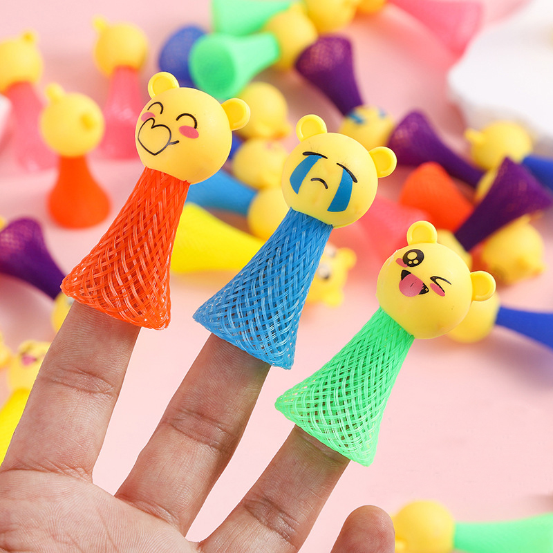 Party Games Jenga - 20Pcs Cartoon Mini Expression Bouncing Doll
