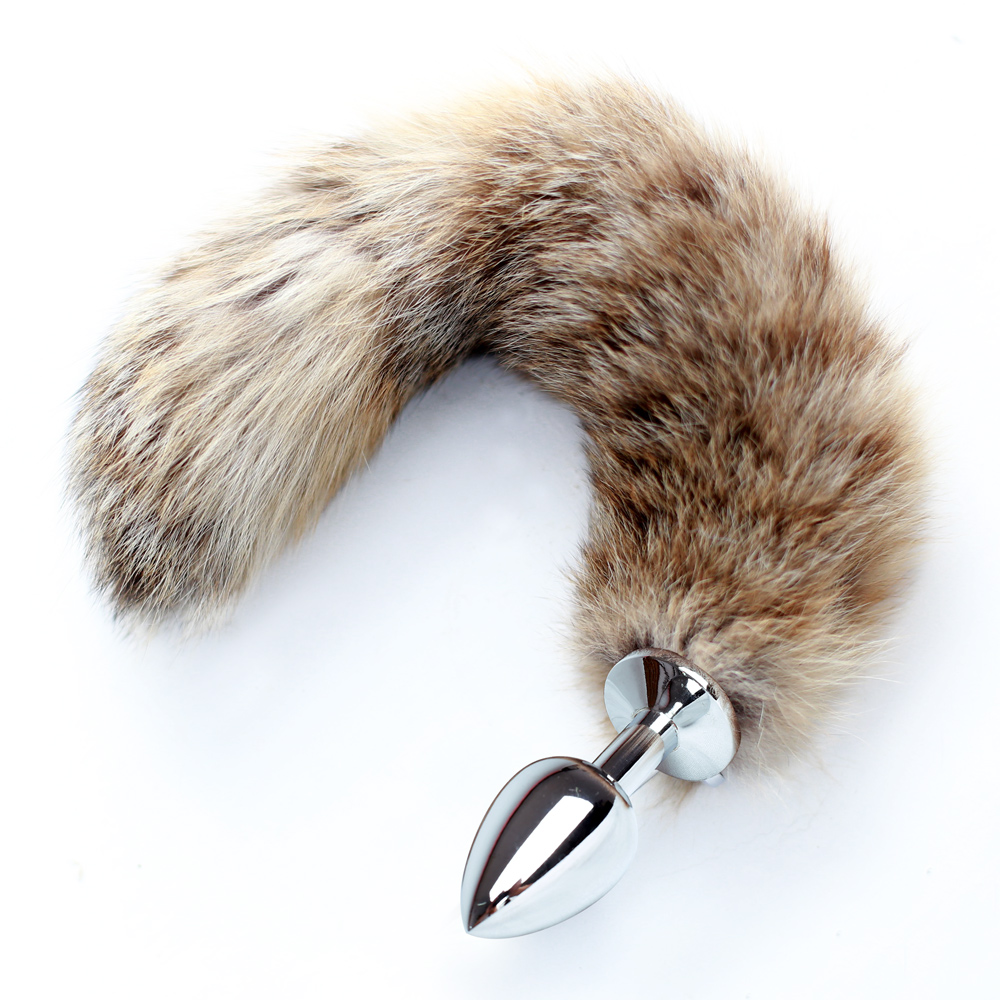 Party Games Couple - Faux Raccoon Tail wiht Metal Anal