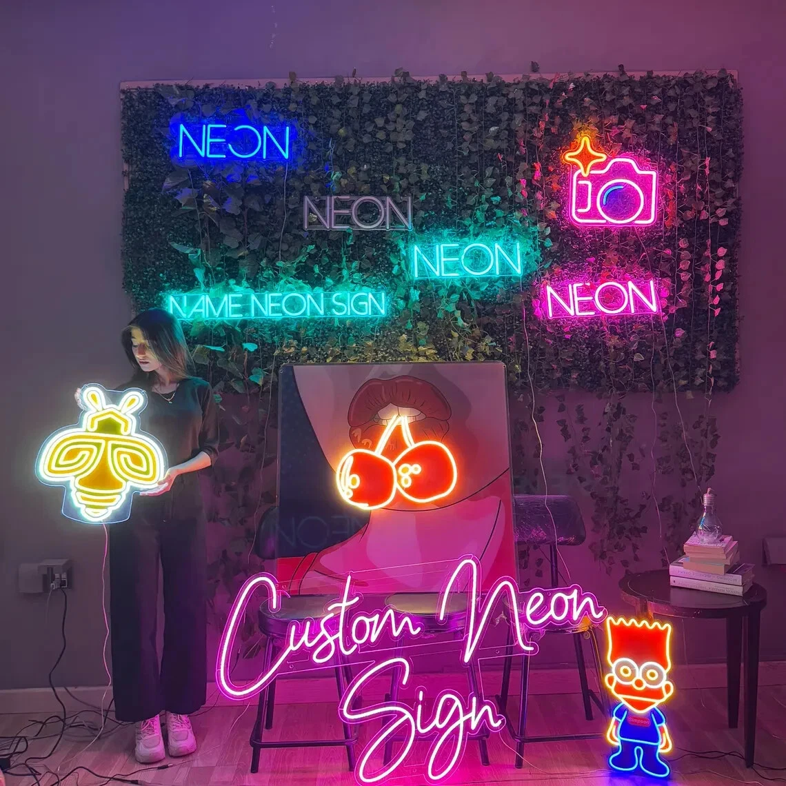 Custom Neon Sign Personalized  - Party Games Name incelemesi ve fiyatı