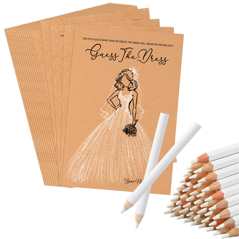 20pcs Guess Dress Game Cards W - Party Games Bridal Shower incelemesi ve fiyatı