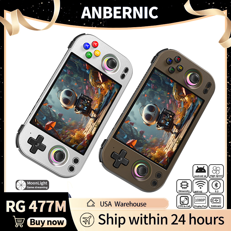 ANBERNIC RG 477M Retro Handhel - Party Games Android incelemesi ve fiyatı