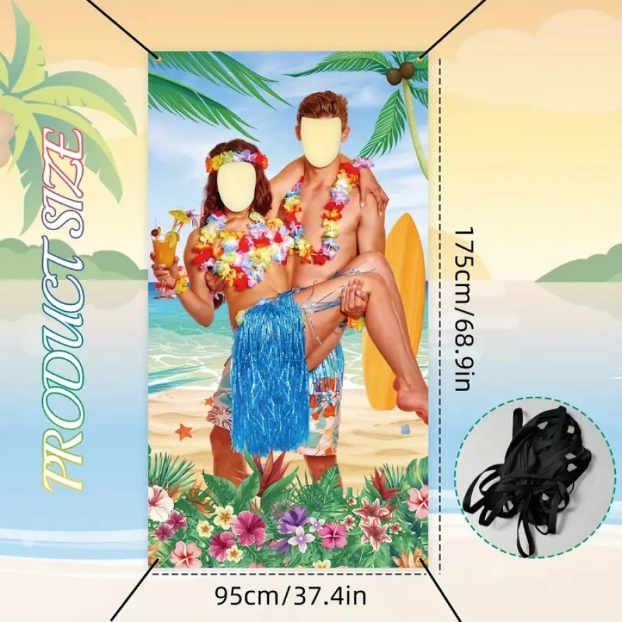1pc, Hawaiian Luau Couple Phot - Party Games Couple incelemesi ve fiyatı