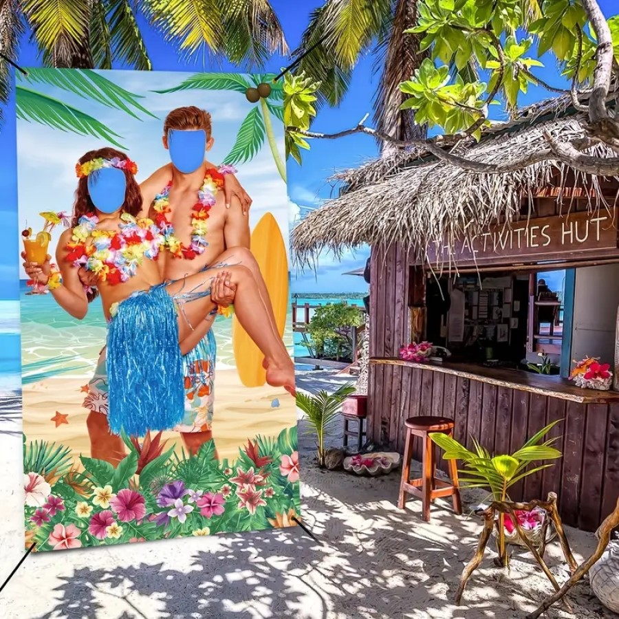 1pc, Hawaiian Luau Couple Phot - Party Games Couple incelemesi ve fiyatı