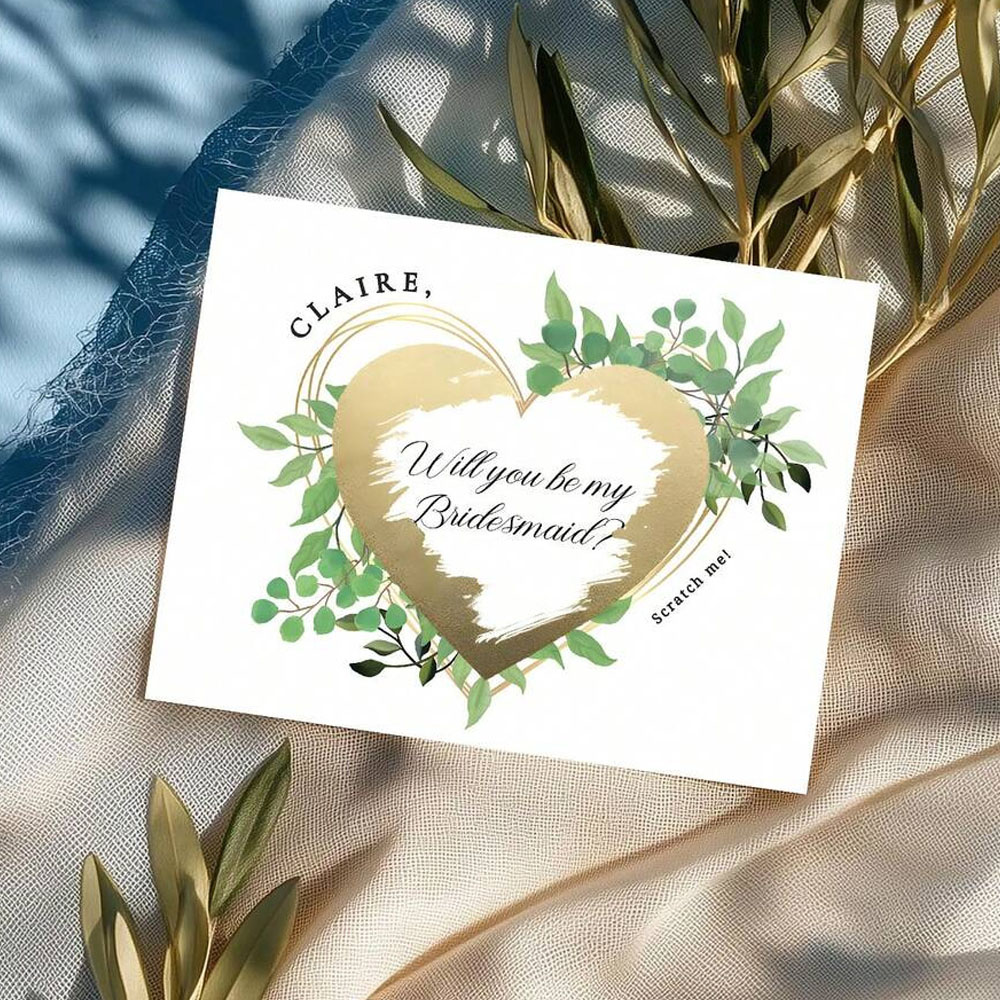 1 Piece of Bridesmaid Invitati - Party Games Name incelemesi ve fiyatı