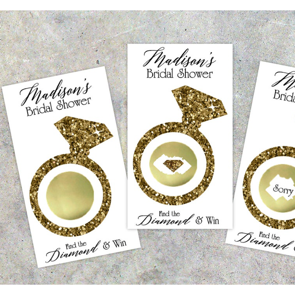 Bridal Shower Scratch Off Game - Party Games Bridal Shower incelemesi ve fiyatı