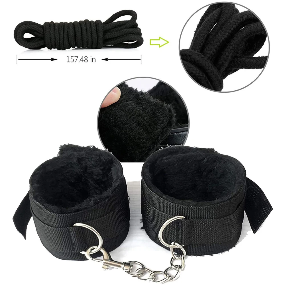 Leather BDSM Kit Handcuffs Sex - Party Games Couple incelemesi ve fiyatı