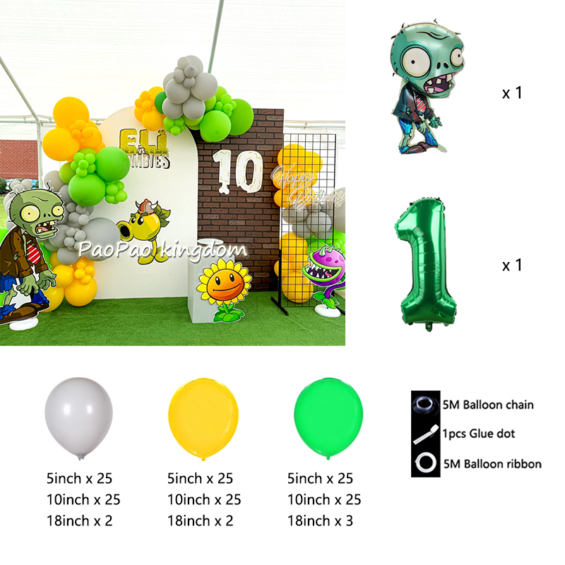 Plants Vs Zombies Balloons Car - Party Games Baby Shower incelemesi ve fiyatı