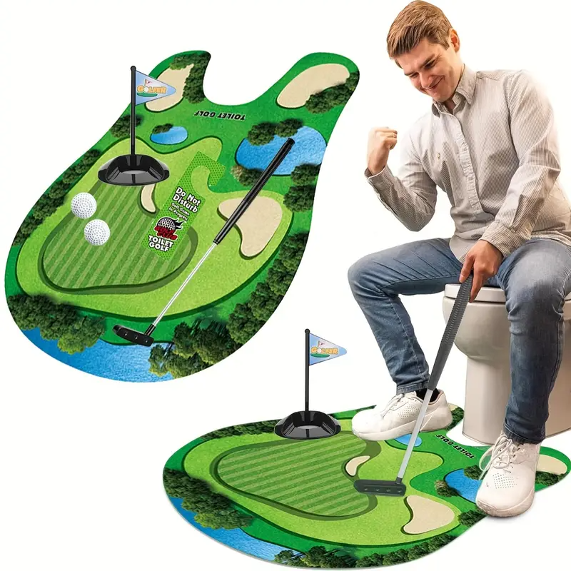 Mini Toilet Golf Toy Set - Fun - Party Games Golf incelemesi ve fiyatı