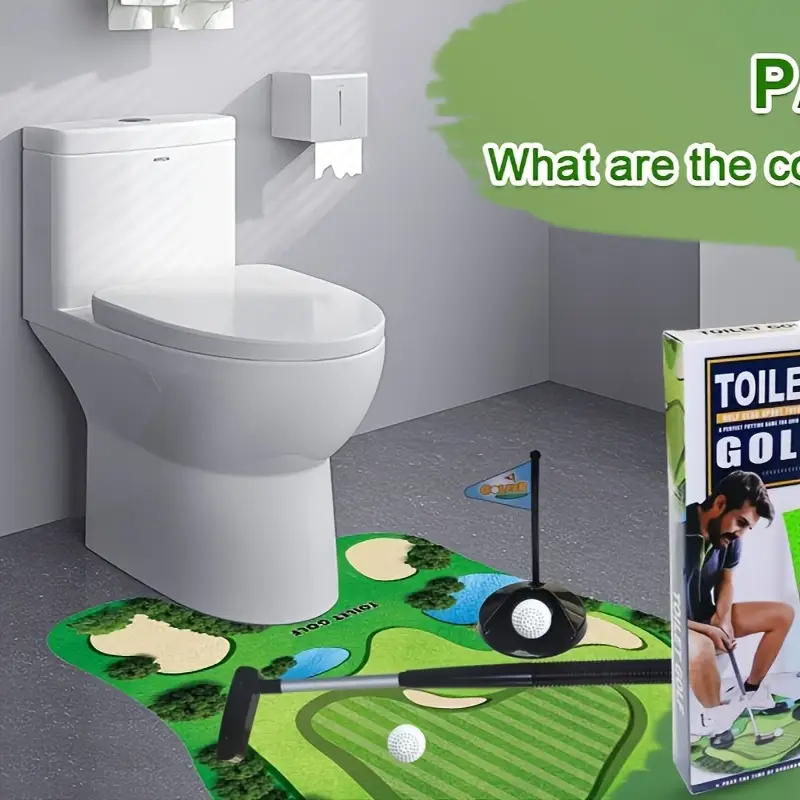 Mini Toilet Golf Toy Set - Fun - Party Games Golf incelemesi ve fiyatı