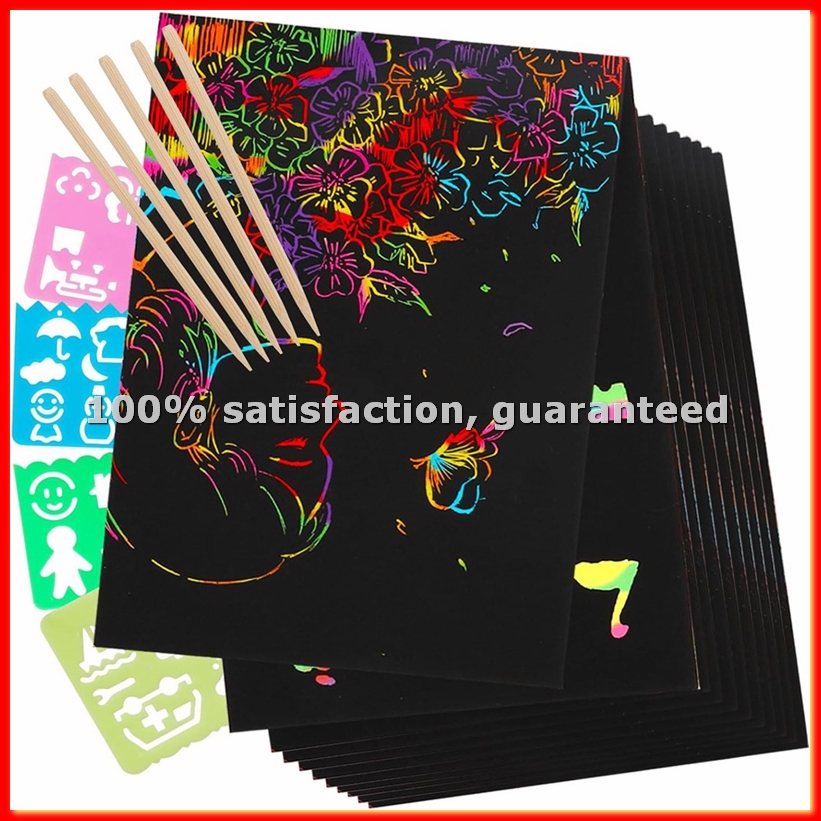Scratch Paper Art Set, Black C - Party Games Birthday incelemesi ve fiyatı