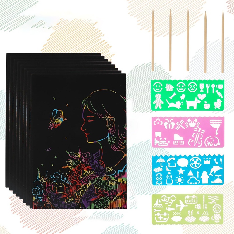 Scratch Paper Art Set, Black C - Party Games Birthday incelemesi ve fiyatı