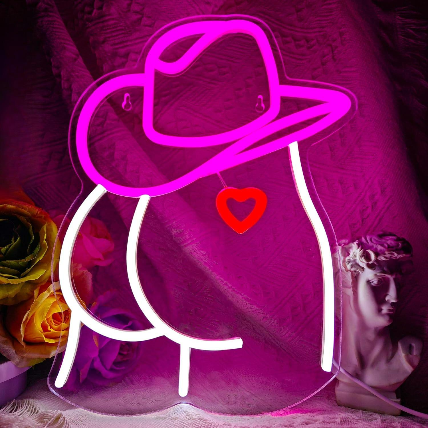 Cowgirl Neon Sign Dimmable LED - Party Games Christmas incelemesi ve fiyatı