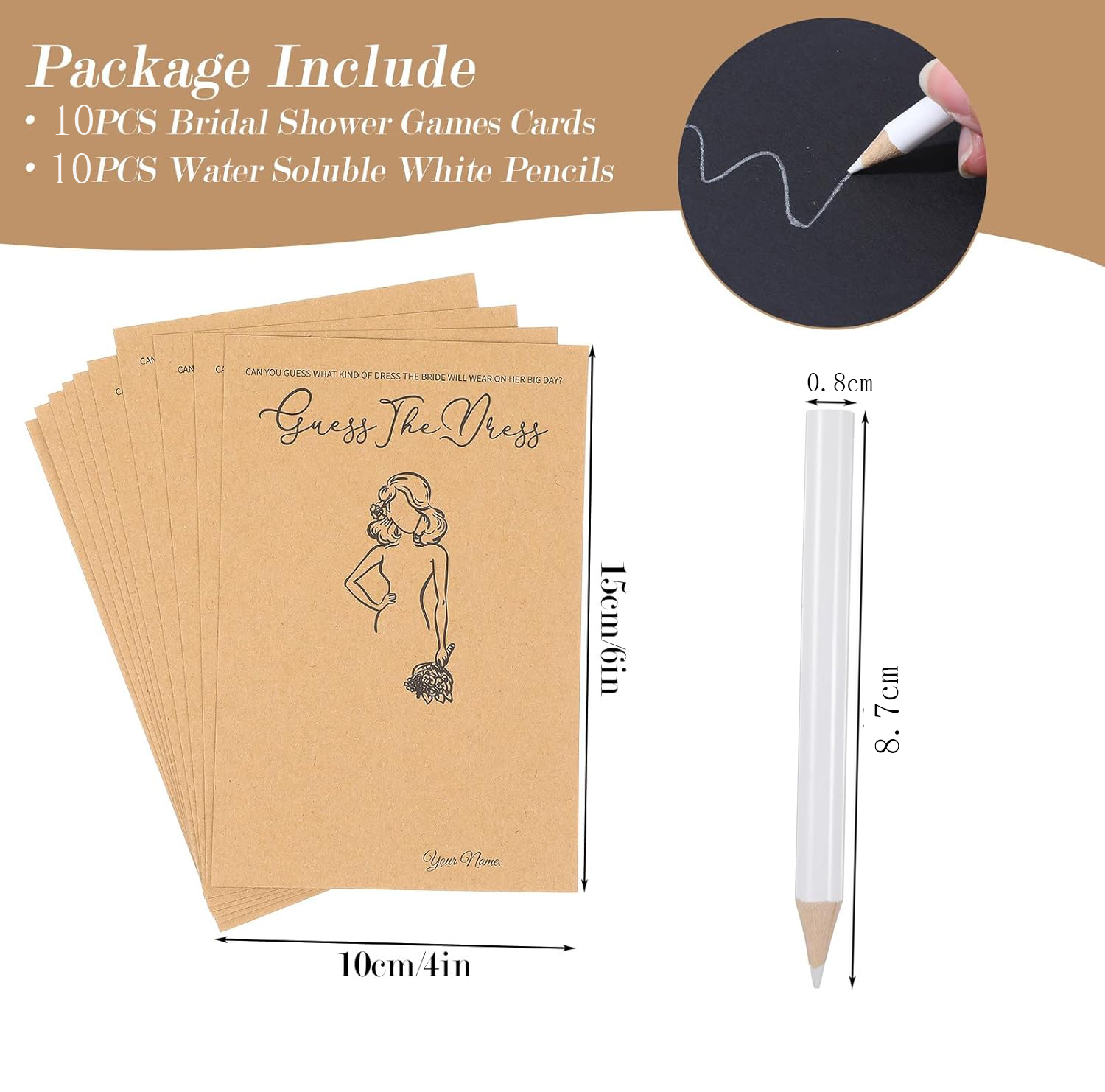 10 Sets Bridal Shower Game Kit - Party Games Bridal Shower incelemesi ve fiyatı