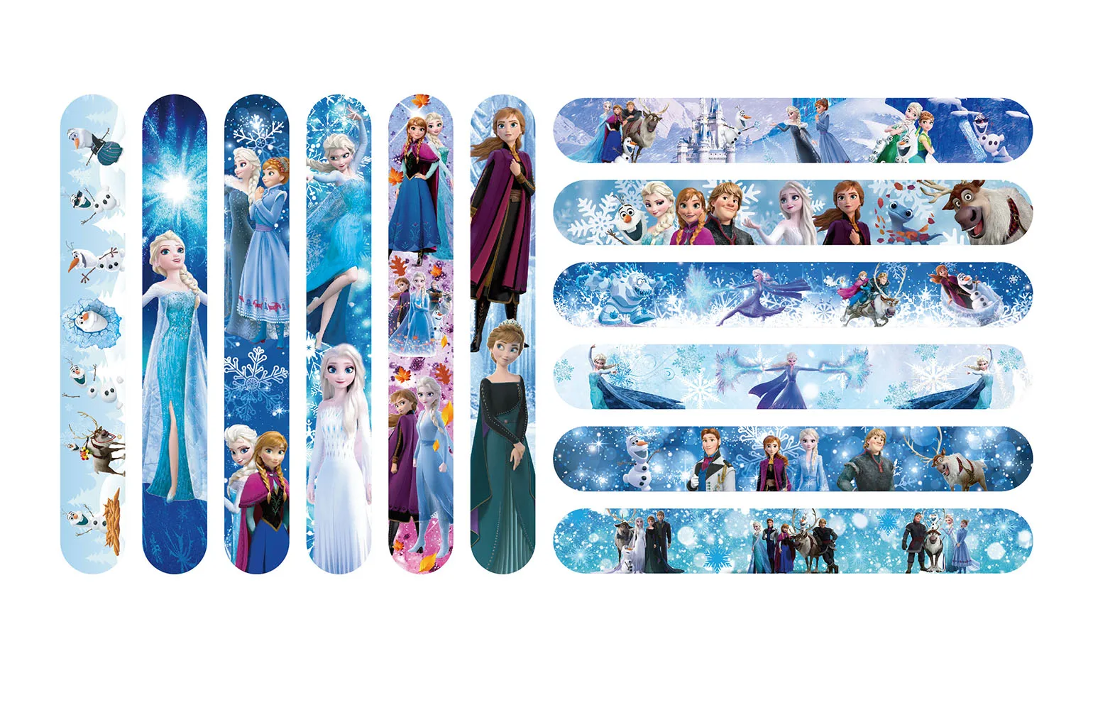 12Pcs Frozen Slap Bracelets Pa - Party Games Baby Shower incelemesi ve fiyatı
