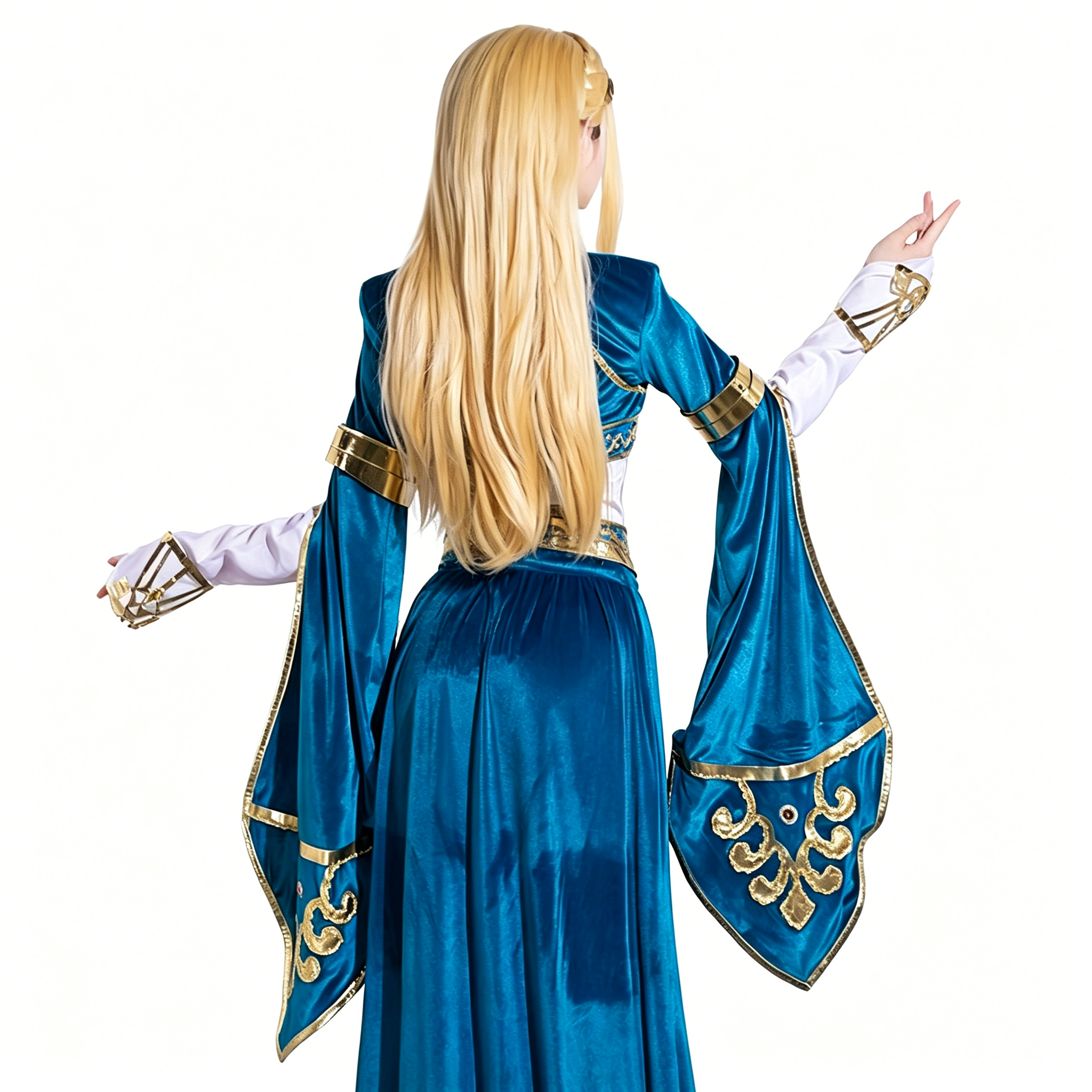 Classy Blue Dress Cosplay Cost - Zelda Party Games incelemesi ve fiyatı