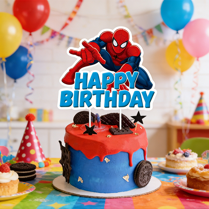 Spiderman Children Birthday Pa - Party Games Baby Shower incelemesi ve fiyatı