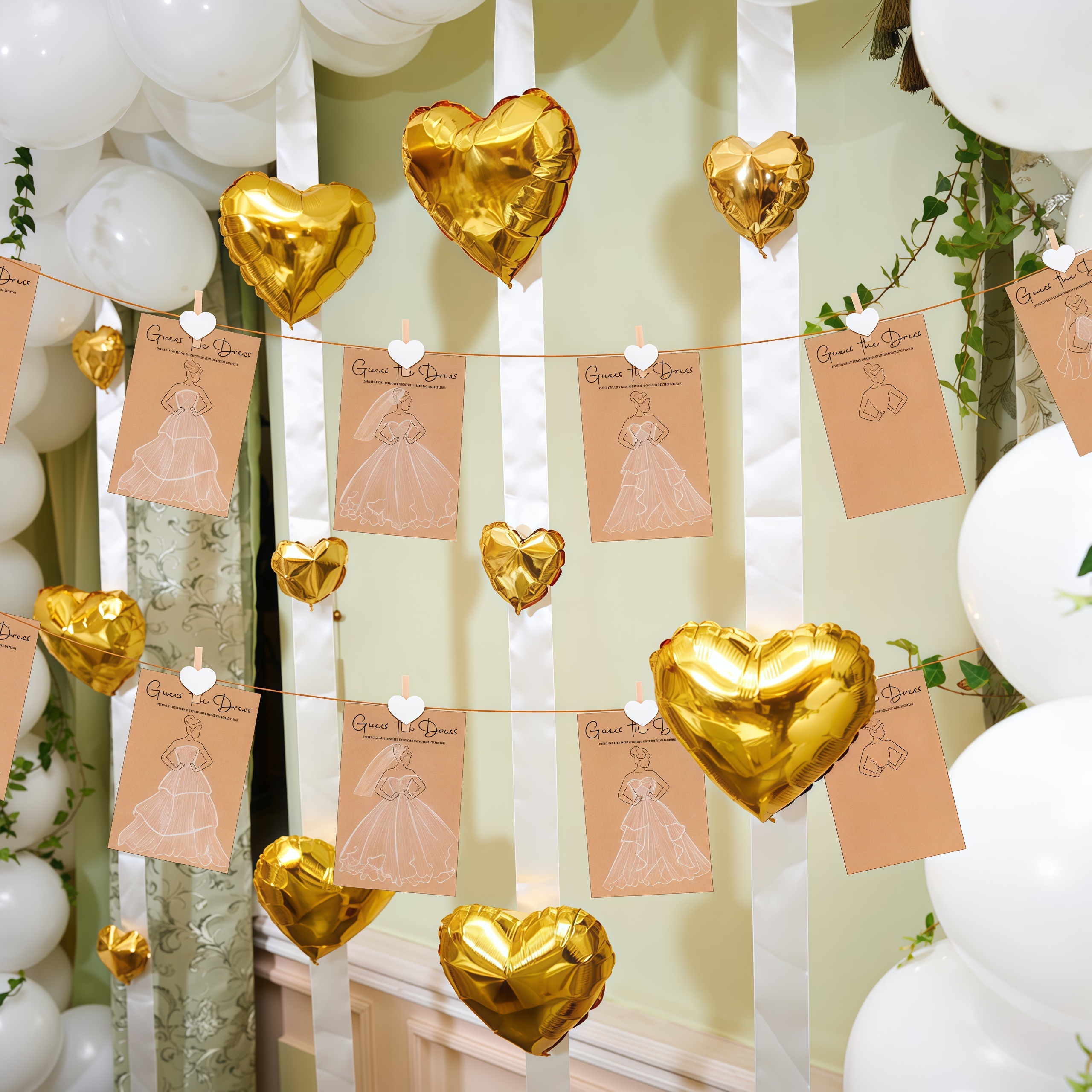 20PCS Guess The Dress Bridal S - Party Games Bridal Shower incelemesi ve fiyatı