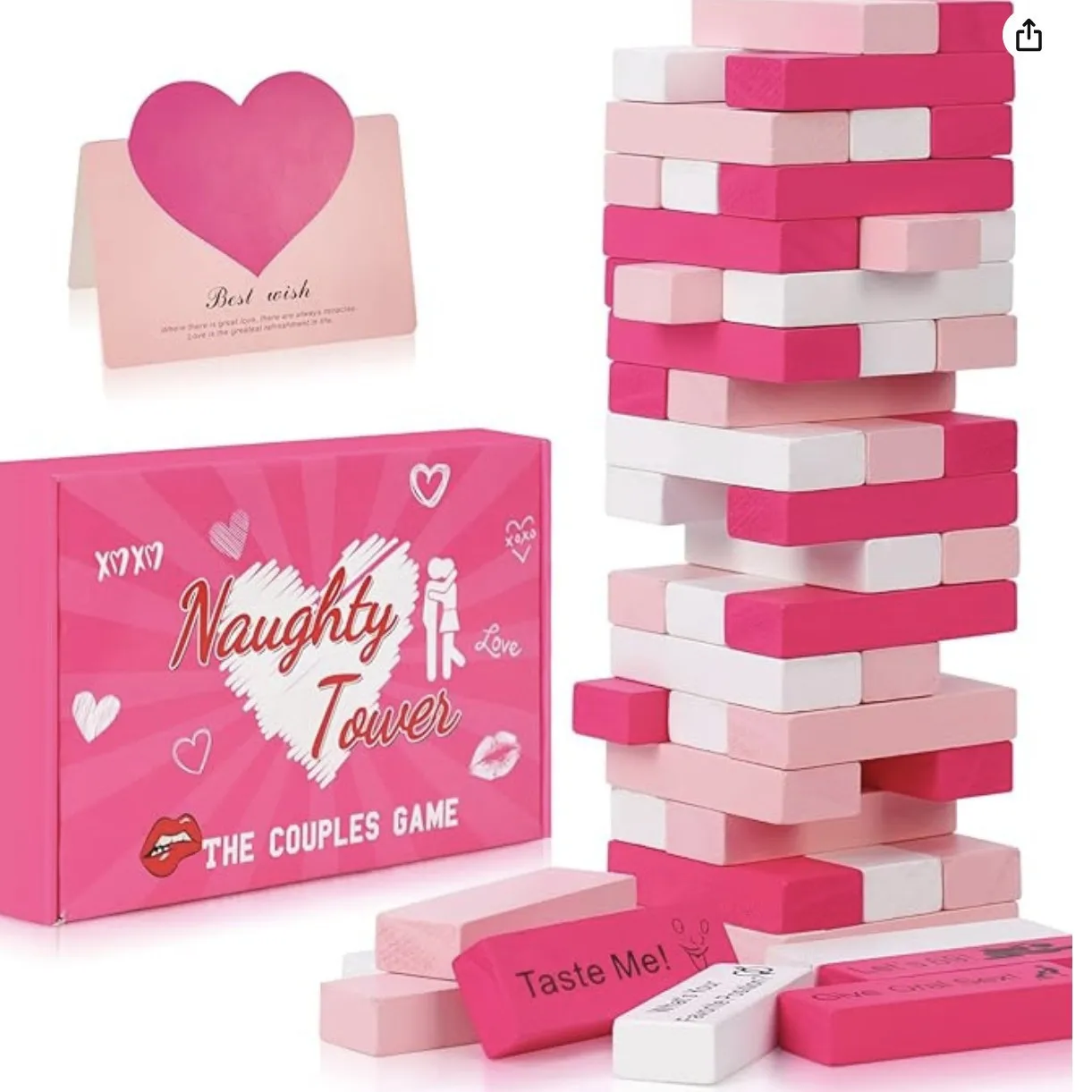 48PCS Block Tower Game Couple  - Party Games Couple incelemesi ve fiyatı