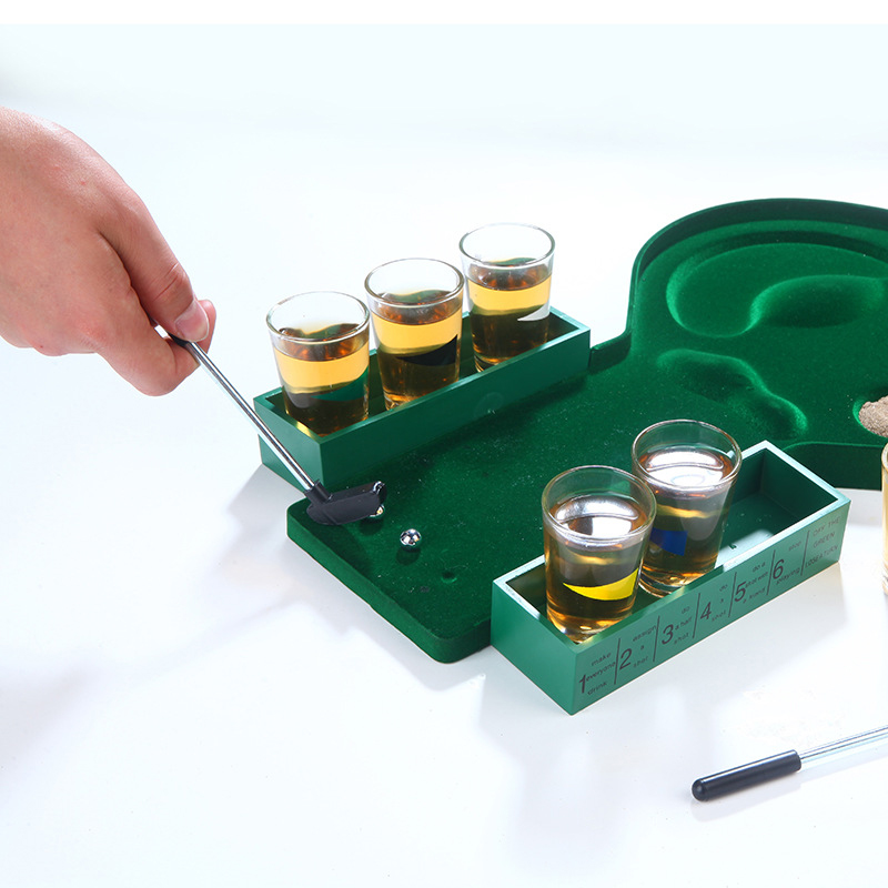 6 Glass Cups Mini Golf Set Cup - Party Games Golf incelemesi ve fiyatı