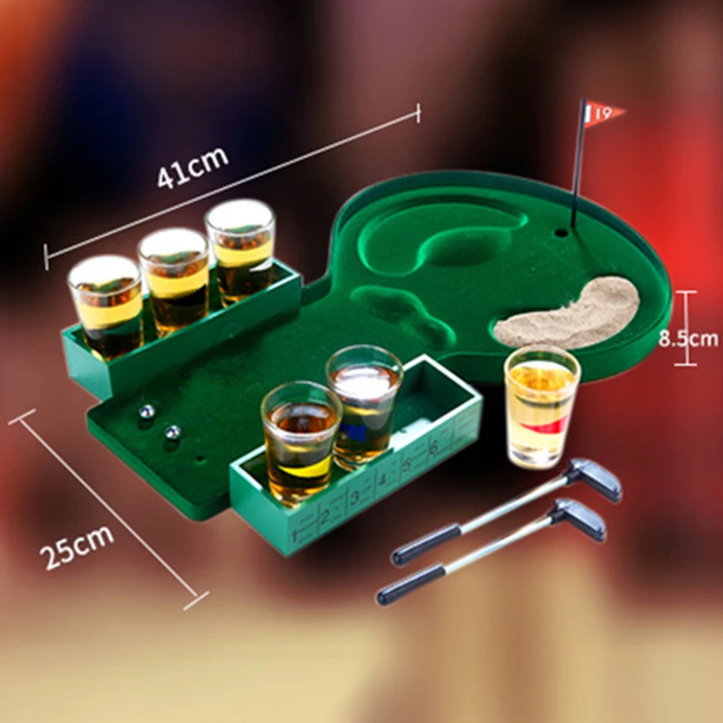 6 Glass Cups Mini Golf Set Cup - Party Games Golf incelemesi ve fiyatı