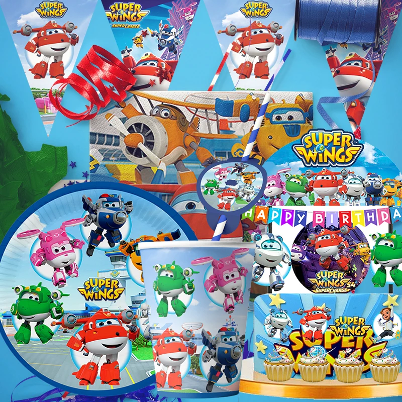 Cartoon  Super Wings Theme Par - Party Games Bridal Shower incelemesi ve fiyatı