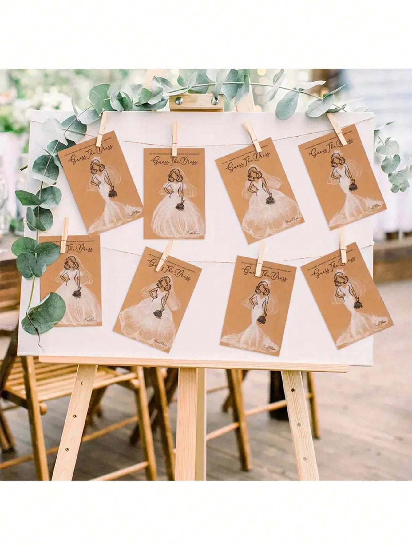 20/40pcs Dress Guessing Bridal - Party Games Bridal Shower incelemesi ve fiyatı