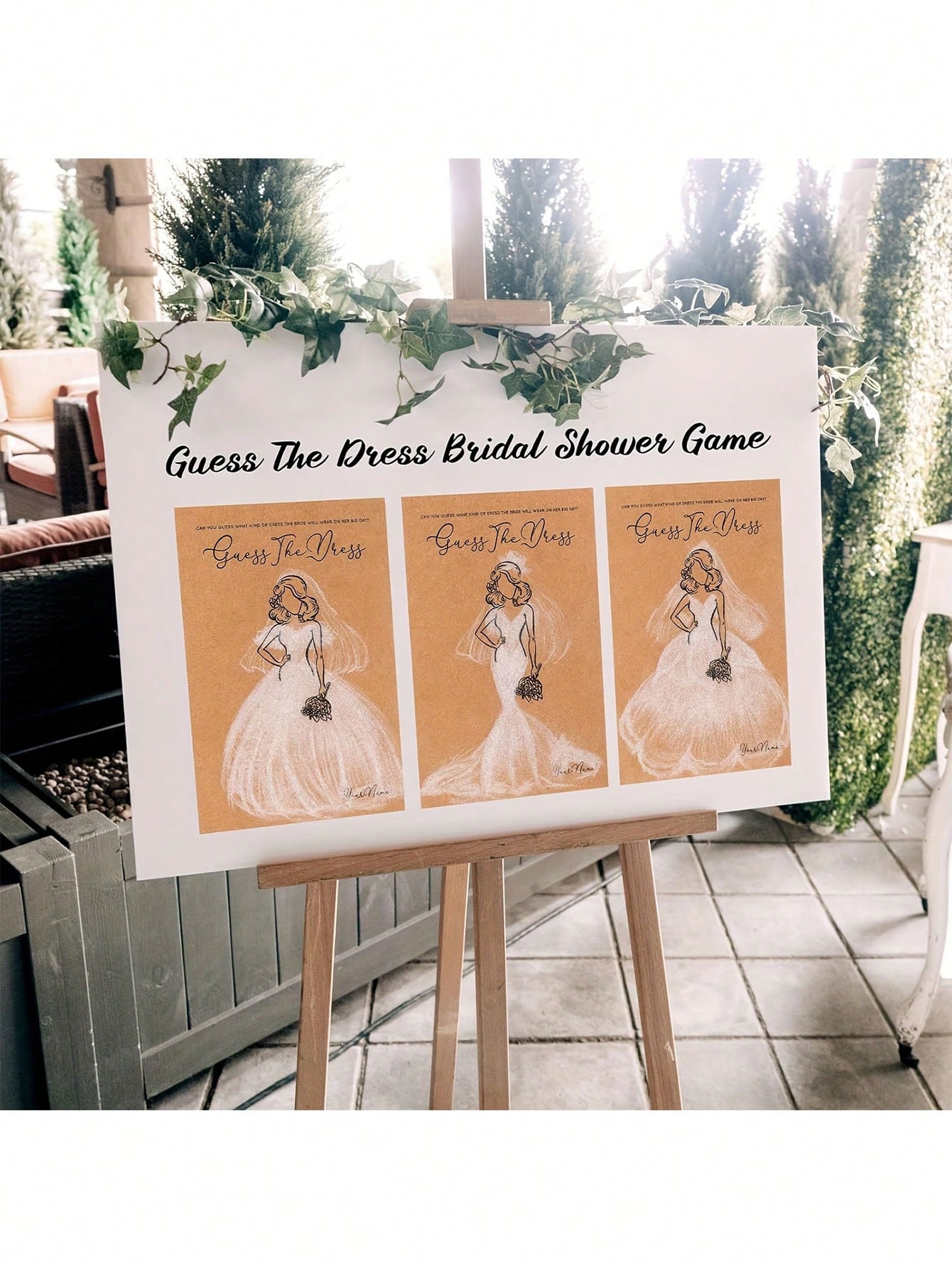 20/40pcs Dress Guessing Bridal - Party Games Bridal Shower incelemesi ve fiyatı