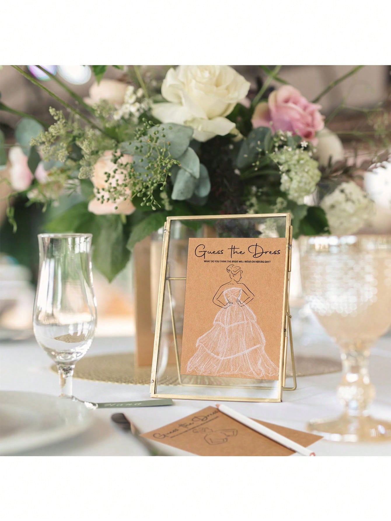 20/40pcs Dress Guessing Bridal - Party Games Bridal Shower incelemesi ve fiyatı