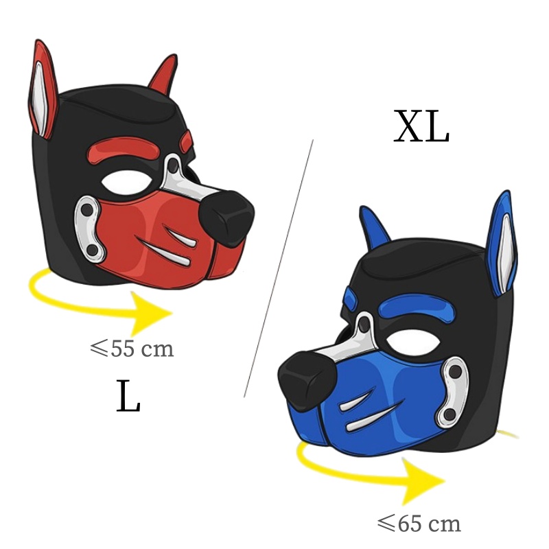 Erotic Colorful Dog Hood Mask  - Party Games Couple incelemesi ve fiyatı