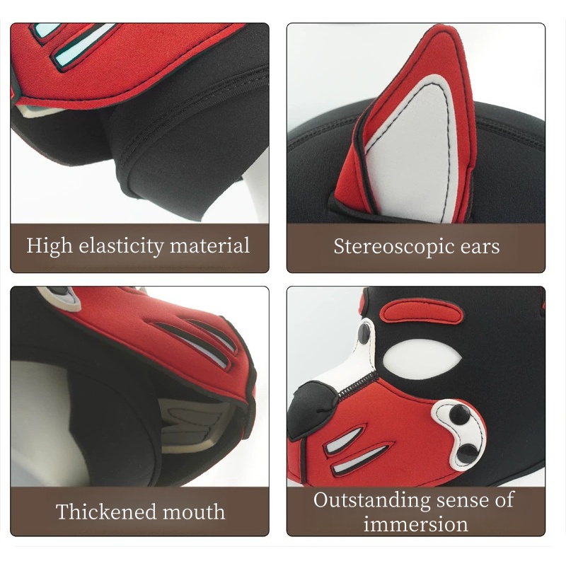 Erotic Colorful Dog Hood Mask  - Party Games Couple incelemesi ve fiyatı
