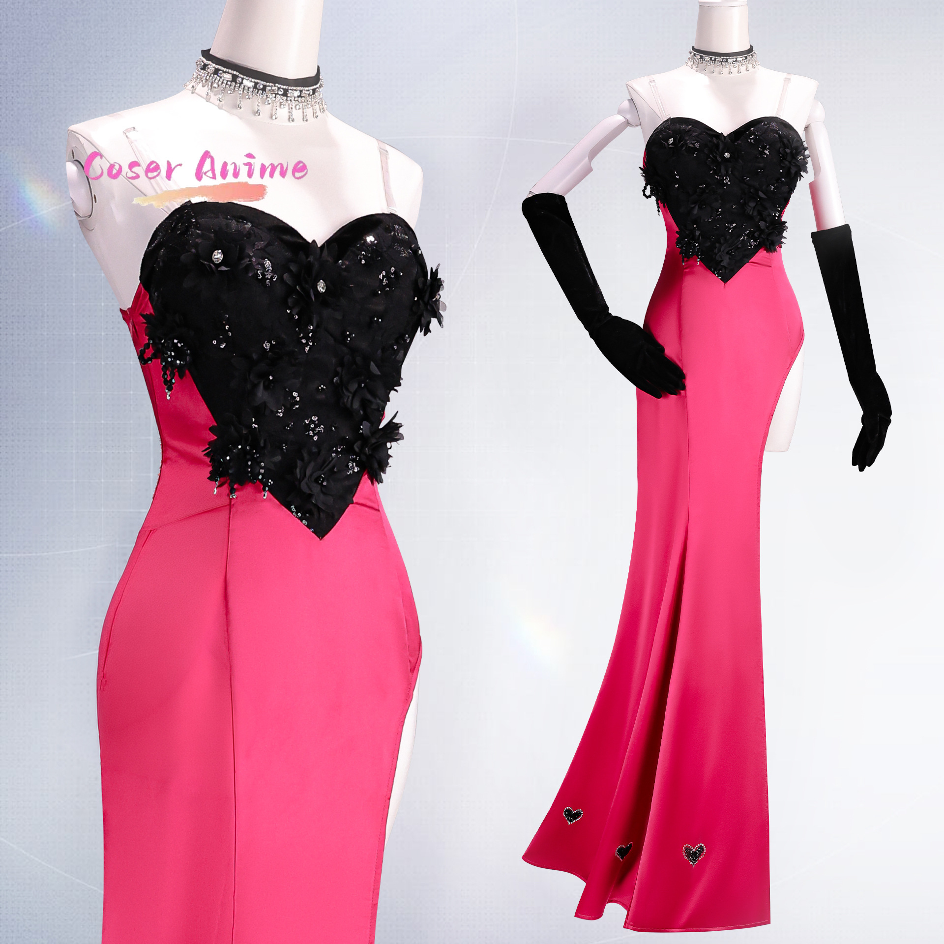 Angel Dust Cosplay Costume Uni - Party Games Christmas incelemesi ve fiyatı