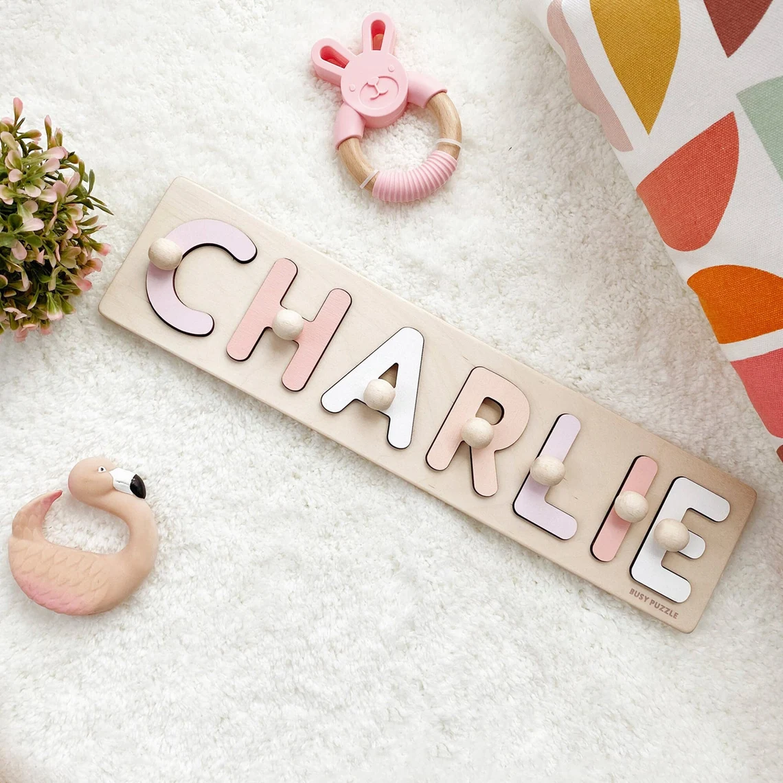 Personalized Name Puzzle With  - Party Games Baby Shower incelemesi ve fiyatı