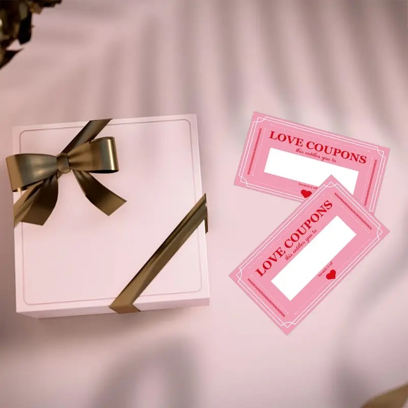 30 Pcs Pink Lucky Scratch Card - Party Games Couple incelemesi ve fiyatı