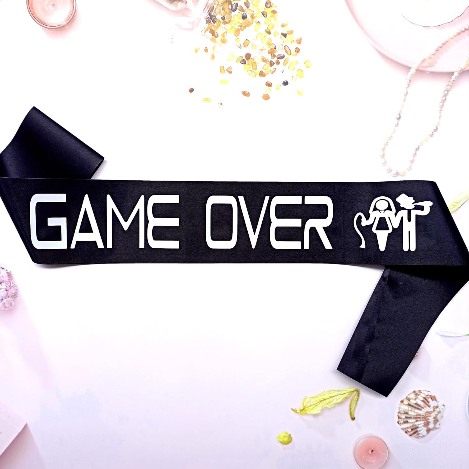 1pcs Game Over Groom To Be Gro - Party Games Bridal Shower incelemesi ve fiyatı