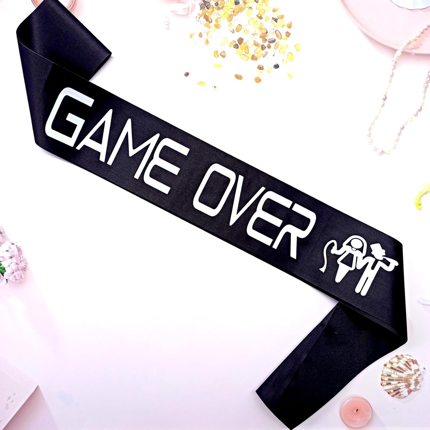 1pcs Game Over Groom To Be Gro - Party Games Bridal Shower incelemesi ve fiyatı