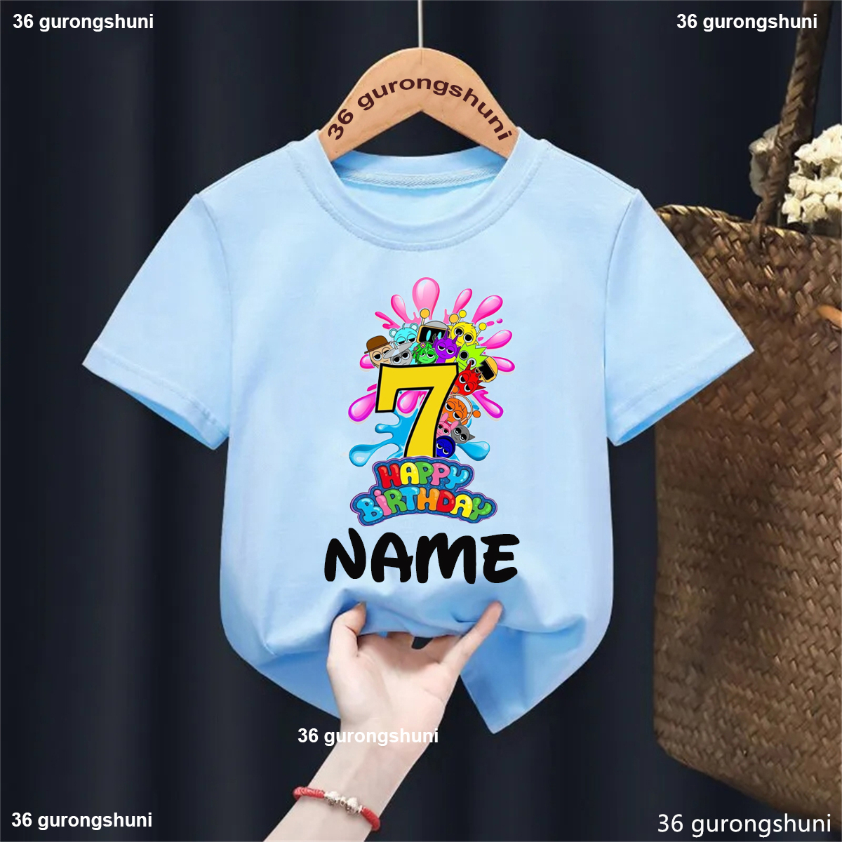 Colorful 7th Happy Birthday Ga - Party Games Name incelemesi ve fiyatı