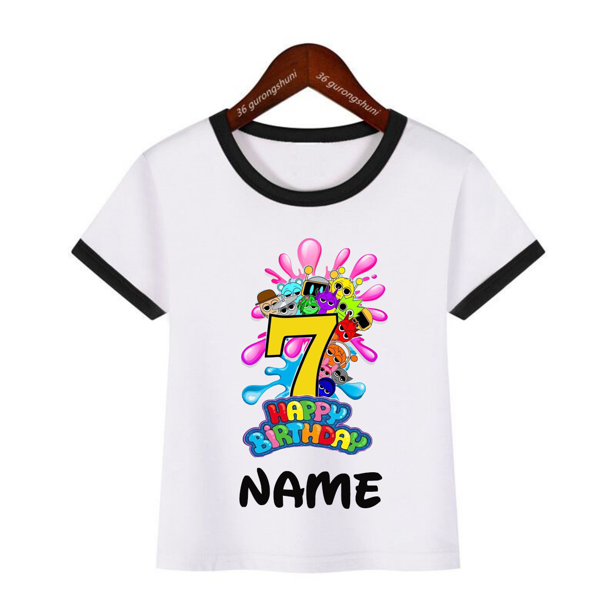 Colorful 7th Happy Birthday Ga - Party Games Name incelemesi ve fiyatı