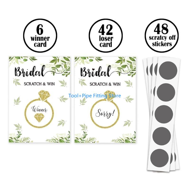 F92B Bridal Shower Scratch Off - Party Games Bridal Shower incelemesi ve fiyatı