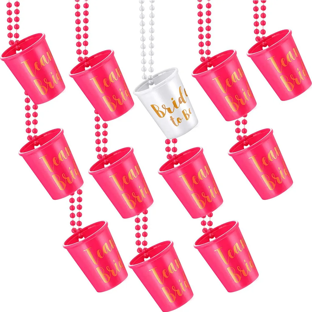 12pcs Team Bride Shot Glass Ne - Party Games Bridal Shower incelemesi ve fiyatı
